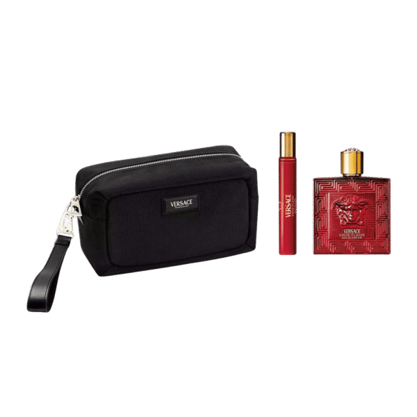 Set de Perfume Versace Eros Flame 3 Piezas para Hombre
